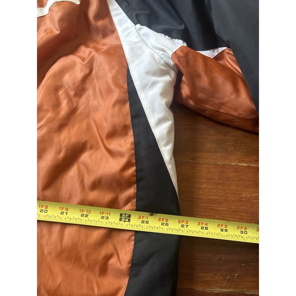 Vintage Texas Longhorns Jacket Puffer Size XL Burnt Orange G3 Sports 90s Men's - Picture 6 of 7